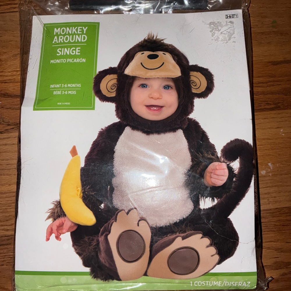 Adorable Monkey Costume for Infants